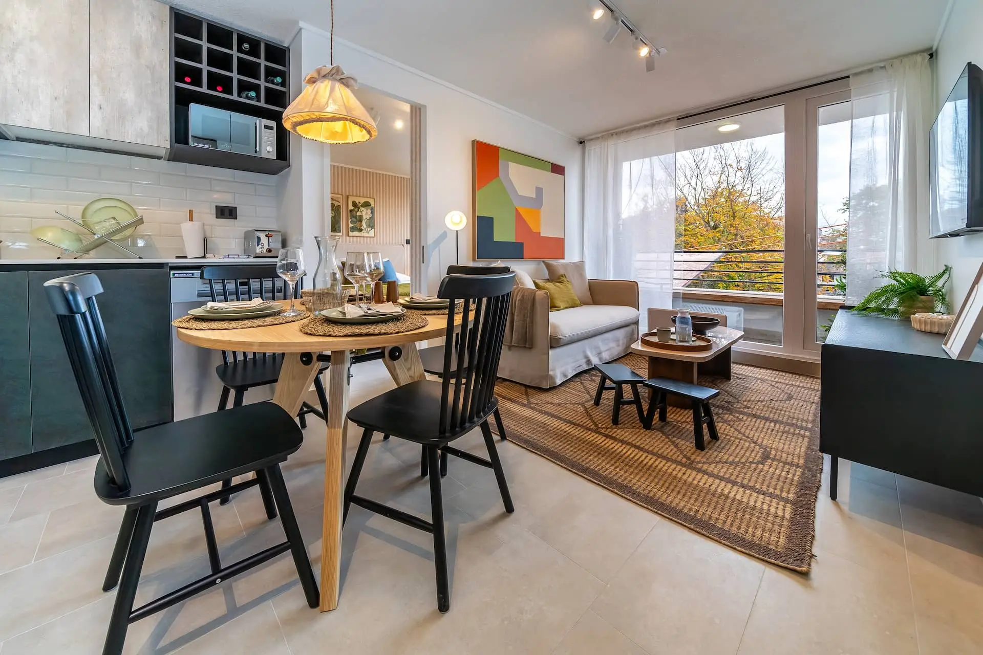 Portal Baquedano-Departamento-Cocina Living 2